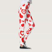 Fun Holiday Heart Design Leggings (Rechts)