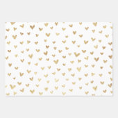 Fun Holiday Love Hearts Pattern Inpakpapier Vel (Voorkant)