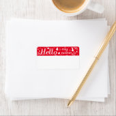 Fun Holiday Name Tag - Kies uw kleur! Etiket (Insitu)
