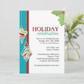 Fun  Holiday Party Uitnodiging (Staand voorkant)