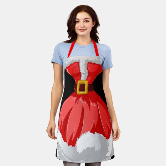 Fun Holiday-Schort voor kerstmis Schort (Gedragen)