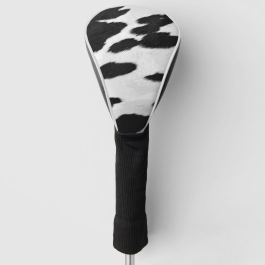 Fun Holstein Koeienhuid Kijk Golfheadcover (Voorkant)