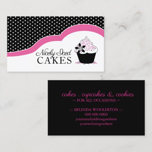 Fun Home Bakery-Visitekaartjes Visitekaartje (Voorkant / Achterkant)