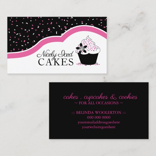 Fun Home Bakery-Visitekaartjes Visitekaartje (Voorkant / Achterkant)