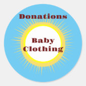 Fun Home Organization Storage Ideeën Ronde Sticker (Voorkant)