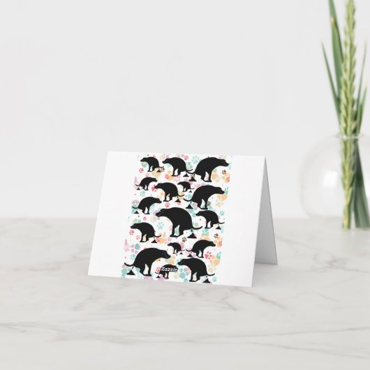 Fun Hondenliefhebber Bedankkaart (Achterkant)