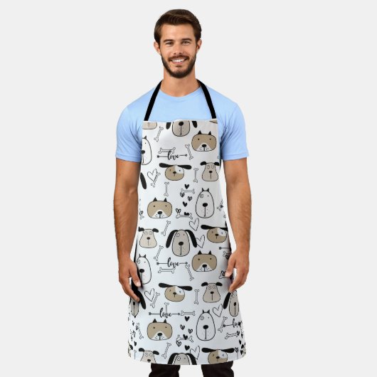 Fun Hondenliefhebber Schort (Gedragen)