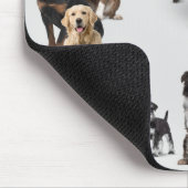 Fun Hondenras Pet Animals Dog Aangepaste naam Muismat (Hoek)