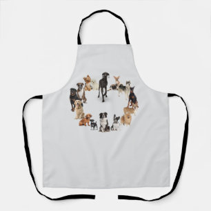 Fun Hondenras Pet Animals Dog Schort
