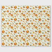 Fun Honey Bee Baby shower Cadeaupapier (Vlak)