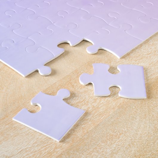 Fun Horse Paars Girly Fun Script Legpuzzel (Zijkant)