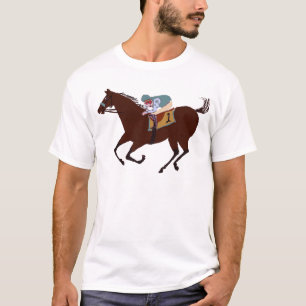 Fun Horse Racing Design T-shirt