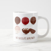 Fun Hot Chocolate Bomb Party Grote Koffiekop (Rechts)