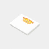 Fun Hot Dog Aangepaste naam Post-it® Notes (Schuin)