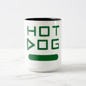 Fun Hot Dog Coffee Mok (Center)