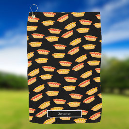 Fun Hot Dogs Golfhanddoek