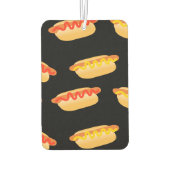 Fun Hot Dogs Pattern Luchtverfrisser (Achterkant)
