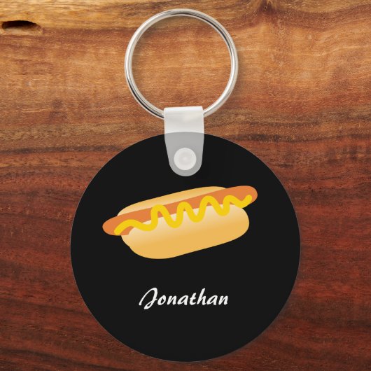 Fun Hotdog Sleutelhanger (Voorkant)