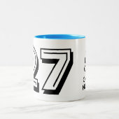 Fun hou je kalm met meme 27th Birthday mok gift (Center)