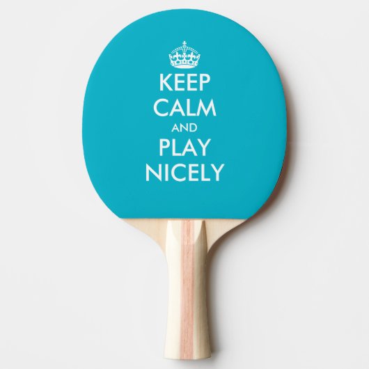 Fun Houd rustig tennis ping pong paddle Tafeltennisbatje (Voorkant)
