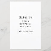 Fun House Sleepover Party Kleurplaat Pagina 1 (Achterkant)