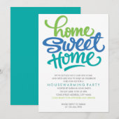 Fun Housewarming Party Uitnodiging (Voorkant / Achterkant)