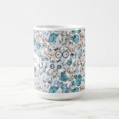 Fun humor blue mum koffiemok (Center)