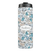 Fun humor blue mum thermosbeker (Voorkant)