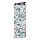 Fun humor blue mum thermosbeker (Gedraaid links)