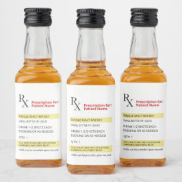 Fun Humor Novelty Rx PrescriptionLabel Likeurfles Etiket