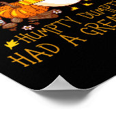 Fun Humpty Dumpty had een geweldige Herfst Poster (Hoek)