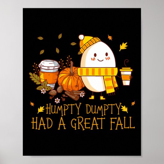 Fun Humpty Dumpty had een geweldige Herfst Poster (Voorkant)