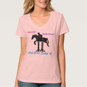 Fun Hunter/Jumper Equestrian Horse T-Shirt