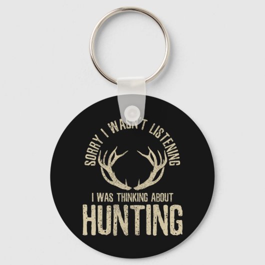 Fun Hunting Quote Gezegde deer Venison Elk Hunter Sleutelhanger (Voorkant)