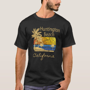 Fun Huntington Beach CA Beach Graphic T-shirt