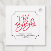 Fun I Do BBQ Vrijgezellenfeest Bedankjes Labels (Achterkant)