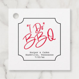 Fun I Do BBQ Vrijgezellenfeest Bedankjes Labels