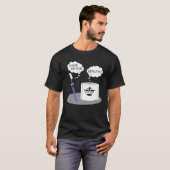 Fun I Hate My Job Toothborstel Toilet Paper Sarcas T-shirt (Voorkant volledig)