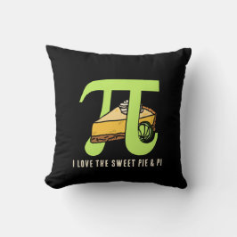 Fun I HOUDT VAN PIE EN PI Day Kussen