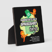 Fun I Manage Data SPREADSHEET NINJA Fotoplaat (Voorkant)
