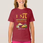 Fun I SPY PLENTY PIE Happy Pi Day Kinder T-shirt (Voorkant)
