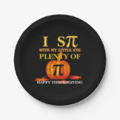 Fun I SPY POMPOEN TAART Thanksgiving Papieren Bordje (Voorkant)