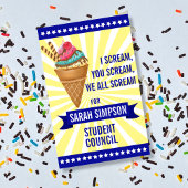 Fun Ice-Cream Campaign-Poster | klasse-President Poster