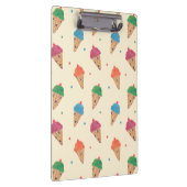 Fun Ice Cream Pattern Klembord (Rechts)