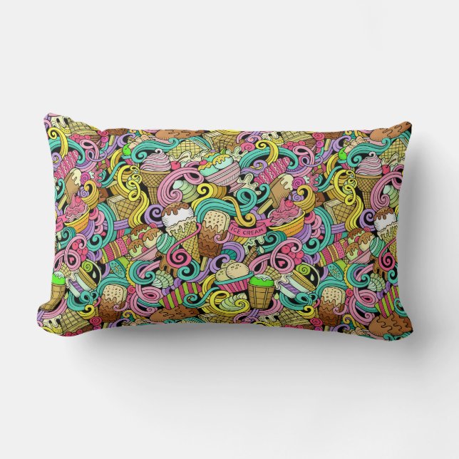 Fun Ice Cream Pillow Kussen (Voorkant)