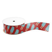 Fun Ice Cream Pop Sprinkles Red Party Grosgrain Lint (Spoel)