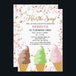 Fun Ice crème, Birthday-uitnodiging Kaart<br><div class="desc">Colorful Fun Ice crème,  Birthday-uitnodiging</div>