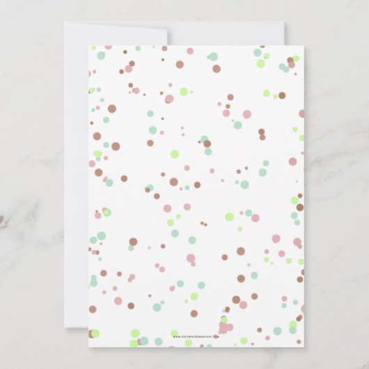 Fun Ice crème, Birthday-uitnodiging Kaart (Achterkant)