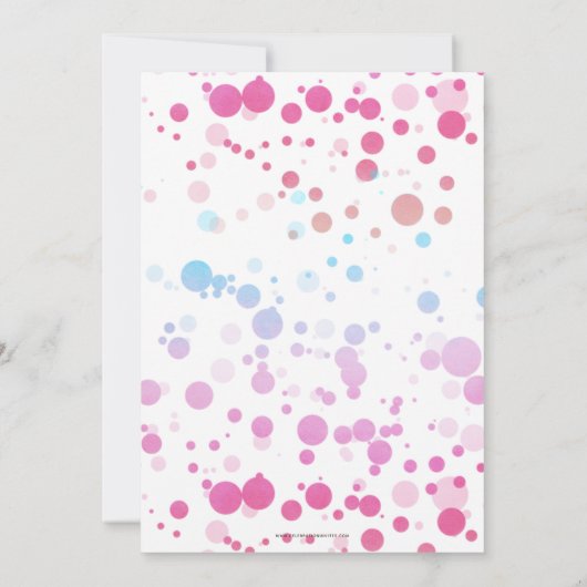 Fun Ice crème, Birthday-uitnodiging Kaart (Achterkant)