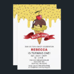 Fun Ice crème, Birthday-uitnodiging Kaart<br><div class="desc">Colorful Fun Ice crème,  Birthday-uitnodiging</div>